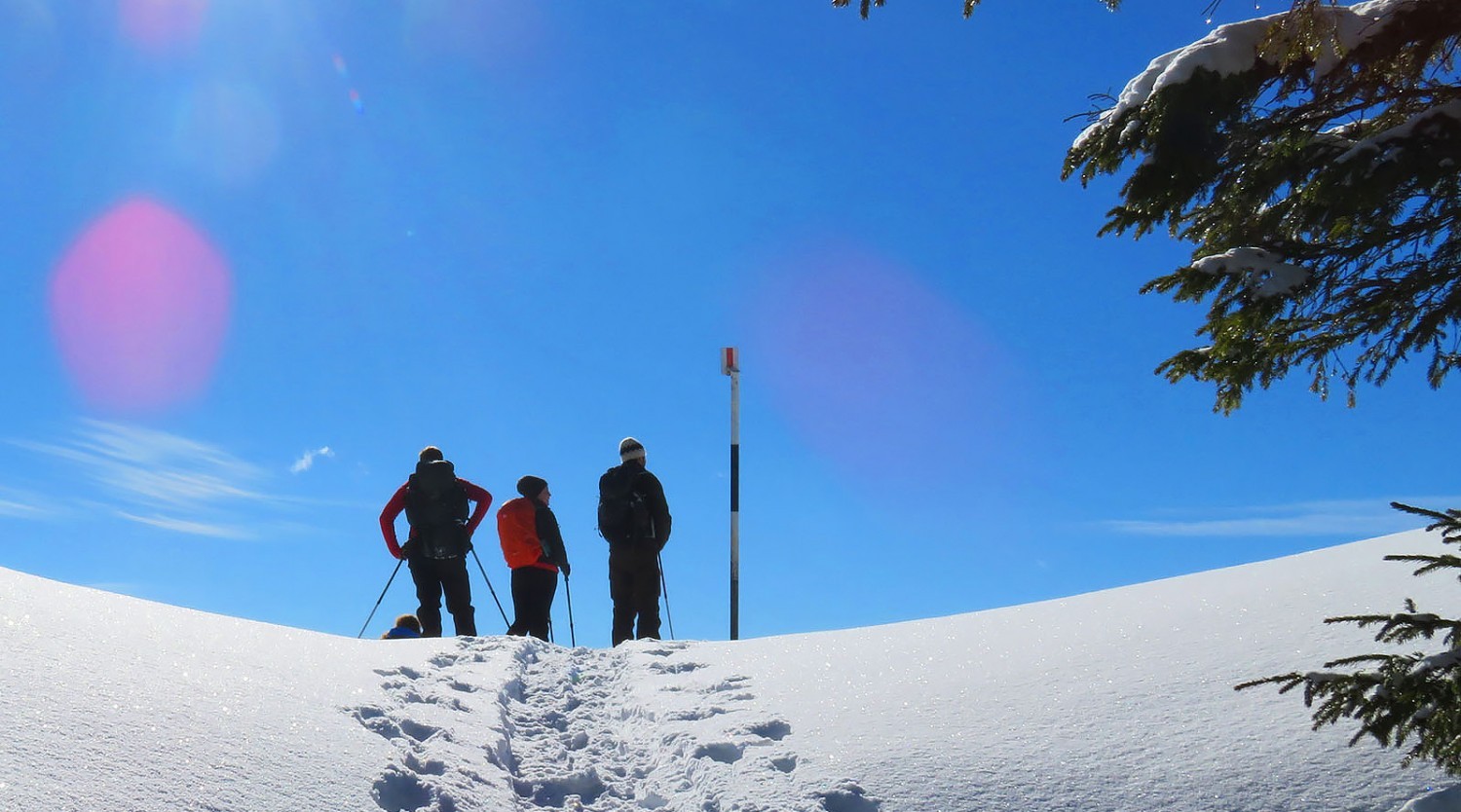 Snowshoeing in Romania