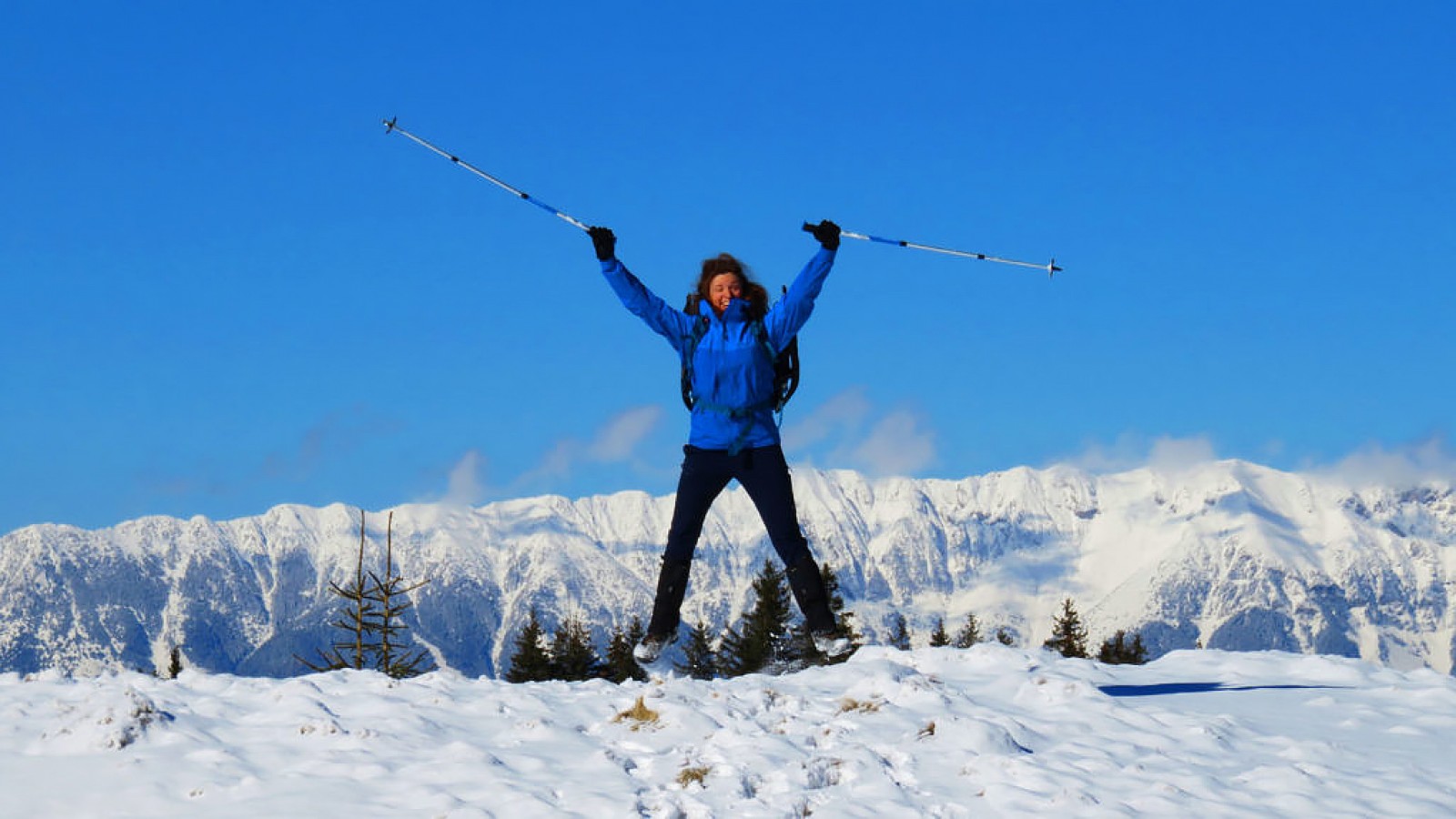 Snowshoeing in Romania