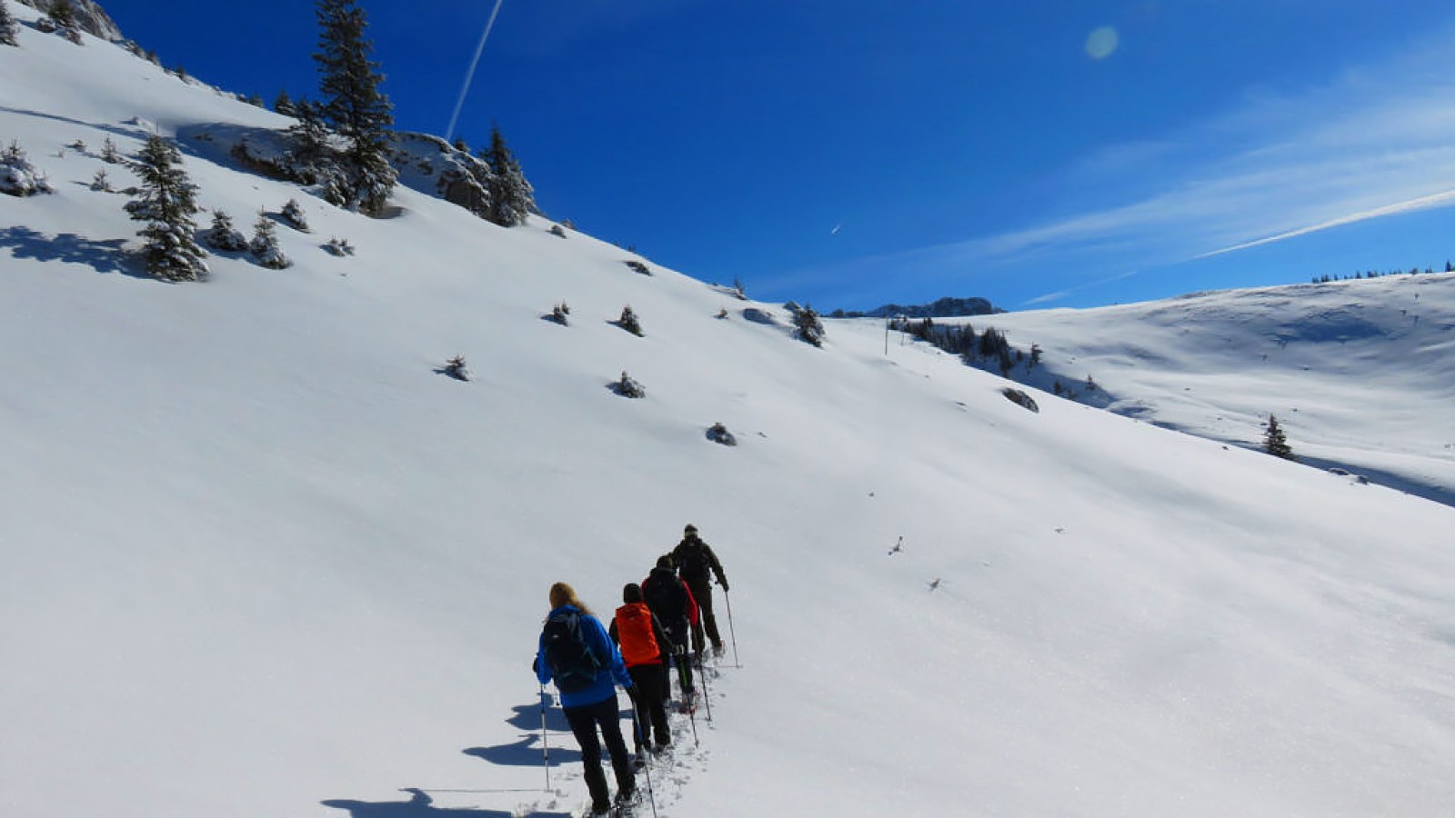 Snowshoeing in Romania