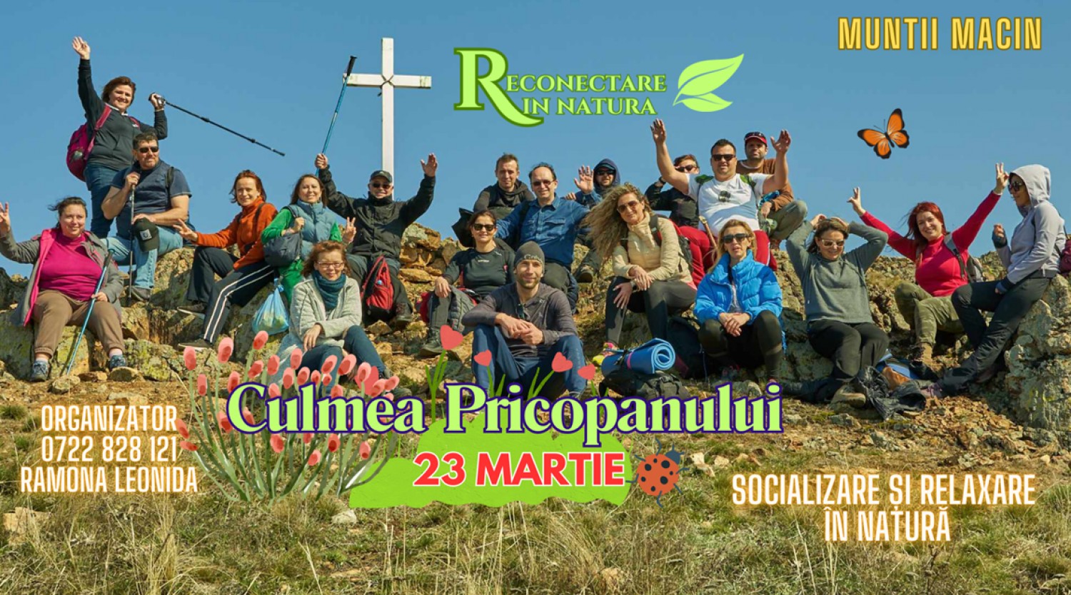 23 Martie: Drumetie Culmea Pricopanului in Muntii Macin